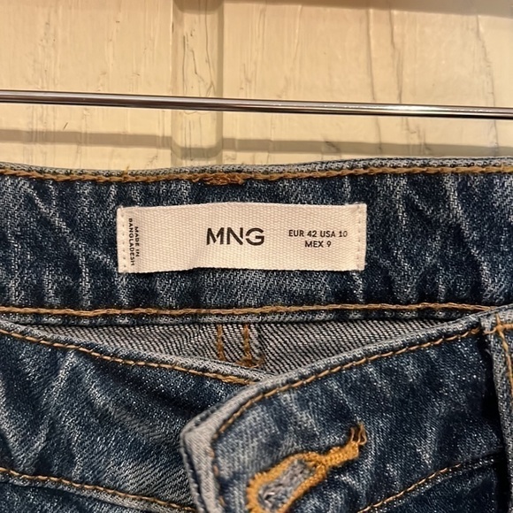 Mng Straight Leg Jeans, Size 10 - Picture 2 of 7
